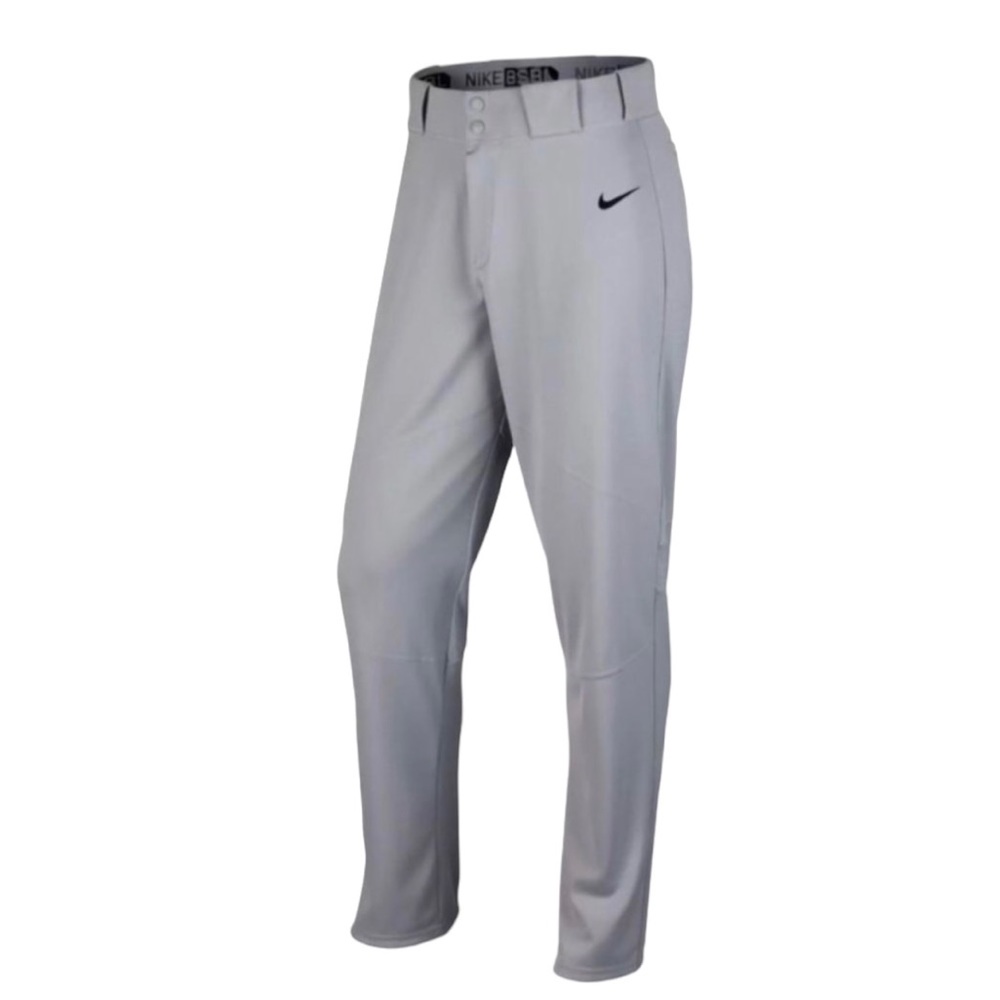 Nike Men's Large Grey Vapor Baseball Pants Athletic Sportswear Pants